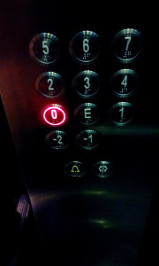 botón de ascensor